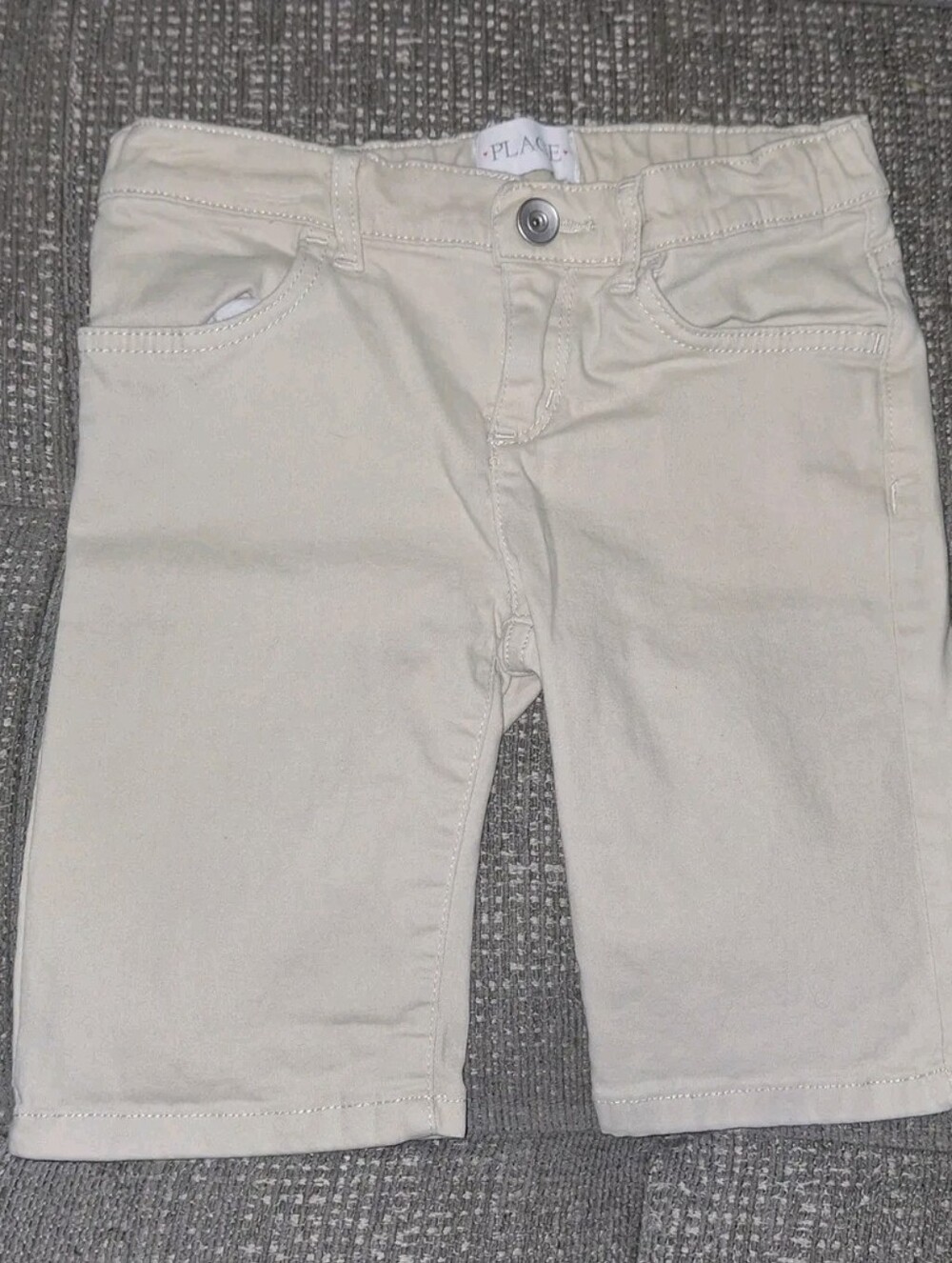 The Children's Place Pastel Bermuda Shorts Trio Bundle - Pink, Cream, Lavender - Picture 4 of 5